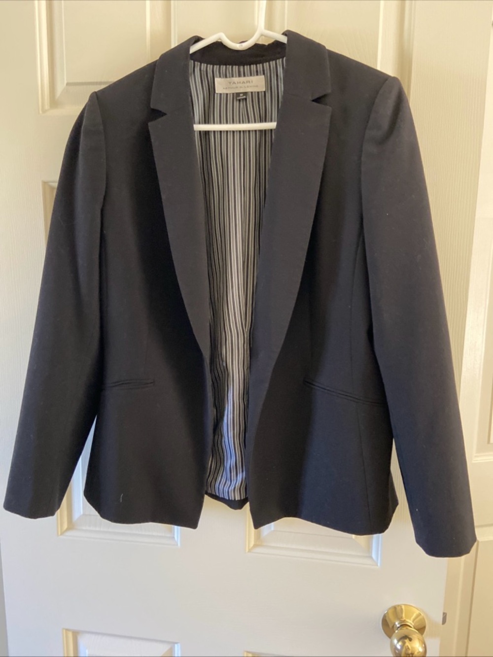 Tahari Black Women's Open-Front Blazer